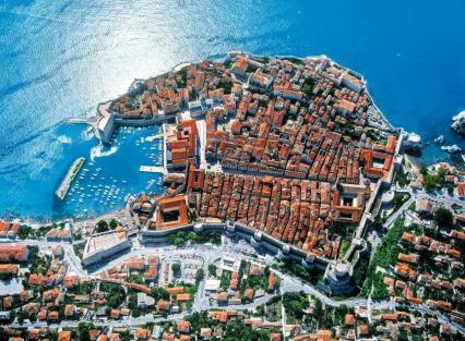 Croatia Dubrovnik From Air