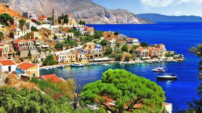 Symi Island and Hisaronu Gulf