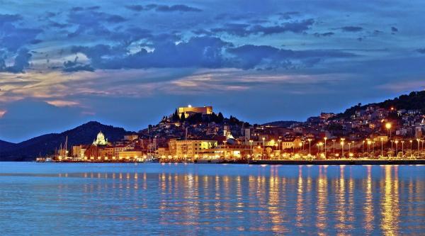 Sibenik Croatia Night